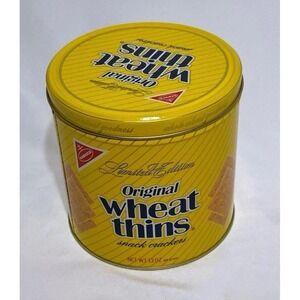Vintage 1987 Limited Edition Nabisco Original Wheat Thins Collectible Tin